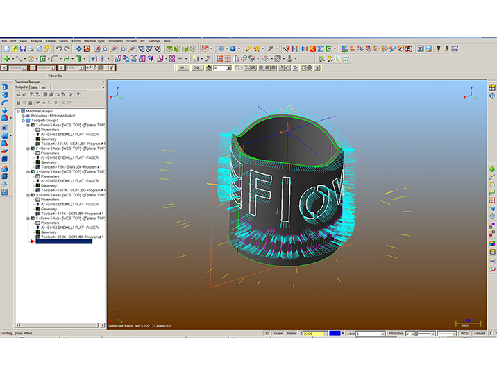 Robotmaster programming screen