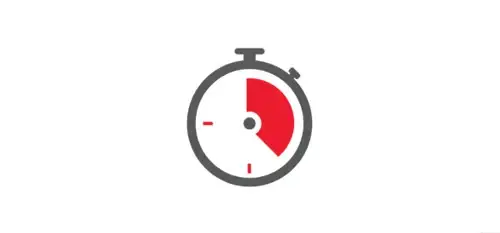Timer che indica tempi più brevi