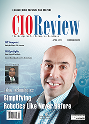 Cover page of CIO Reviews Magazine
