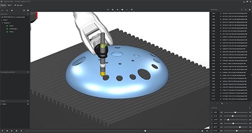Offline Robot Programming Software works in simulation, using a 3D CAD model of the robot workcell.